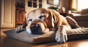 Lucky Labrador - der Ratgeber-Blog für Menschen mit Labrador Retriever - Thema: Schlafgewohnheiten und Ruhephasen: Schlafbedürfnisse je nach Alter des Labradors