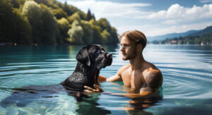 Lucky Labrador - der Ratgeber-Blog für Menschen mit Labrador Retriever - Thema: Wasserspaß mit Deinem Labrador: Einführung ins Schwimmen und Spielen im Wasser