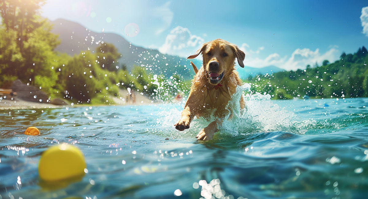 Lucky Labrador - der Ratgeber-Blog für Menschen mit Labrador Retriever - Thema: Die Bedeutung von Wasseraktivitäten während des Urlaubs mit einem Labrador Retriever